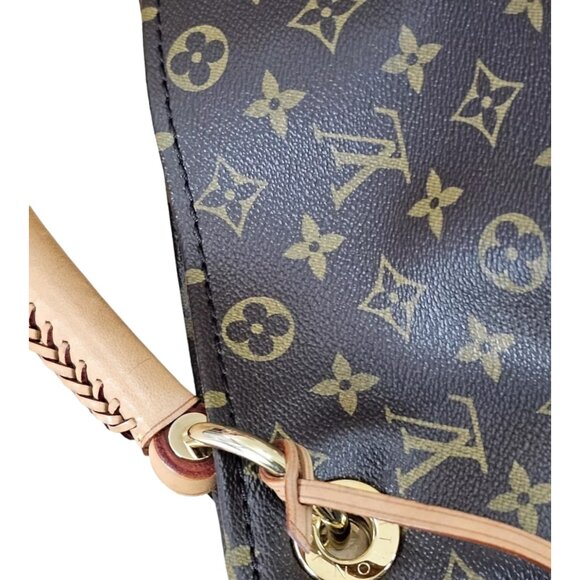 LOUIS VUITTON ARTSY MM Authentic Monogram Tote Hobo LV Bag Shoulder Authentic LV - Picture 11 of 16